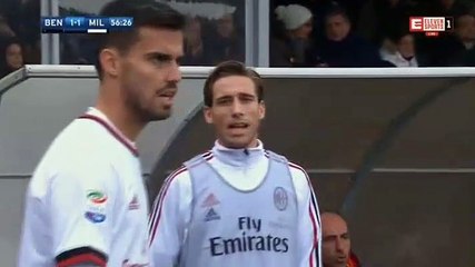 Nikola Kalinic  Goal HD - Benevento	1-2	AC Milan 03.12.2017