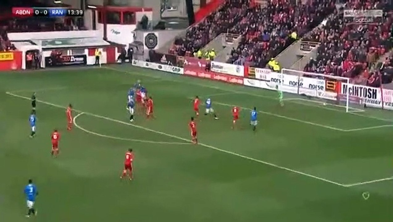 Danny Wilson Goal HD - Aberdeen	0-1	Rangers 03.12.2017