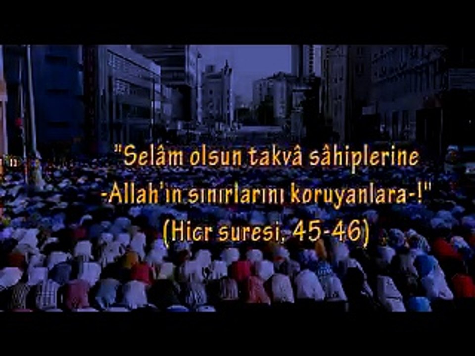 Allah CC.kimlere Selam verir Selam olsun