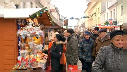 À Potsdam, le marché de Noël imperturbable