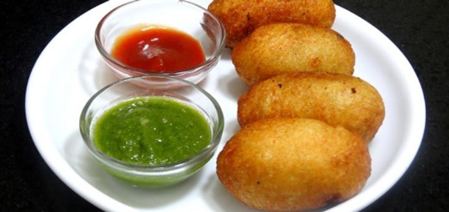 Bread Roll Recipe-Bread Potato Roll-Potato Stuffed Bread Roll-Quick and Easy Indian Snack Recipe