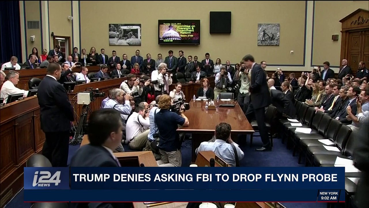 i24NEWS DESK | Trump denies asking FBI to drop Flynn probe | Sunday, December 3rd 2017