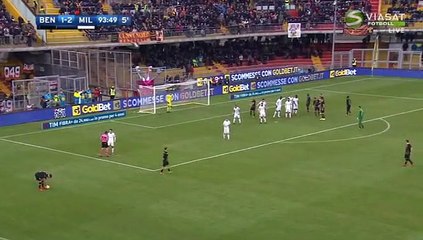 Benevento 2-2 AC Milan Alberto Brignoli Goal HD - 03.12.2017