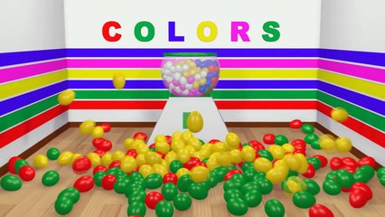 Learn Colors for Toddlers 3D animation Ball Show for Kids SweetStarTv