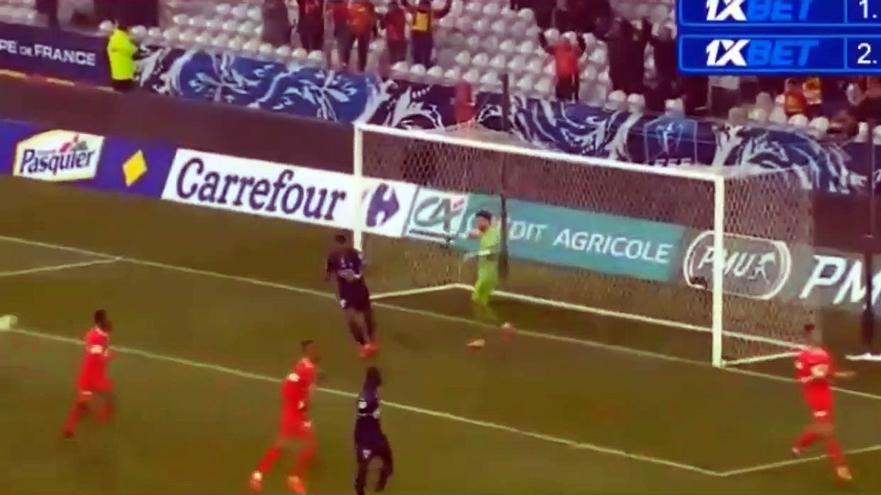 Lens 3 - 2 Reims Rémi Oudin  Goal HD -