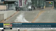 Medios hondureños reportan protestas y represión