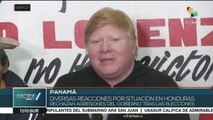 Reprueban en Panamá estado de excepción en Honduras