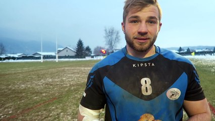 Rugby/Voiron-Vinay : la réaction de Sevan Baridon pour Vinay