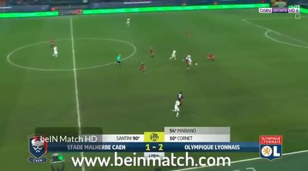 All Goals & highlights - Caen 1-2 Lyon - LES BUTS - 03.12.2017