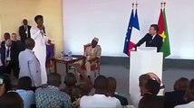 Un étudiant Tchadien  exclu de l'Université Joseph Ki Zerbo de Ouagadougou pour avoir coincé Macron sur le Franc CFA