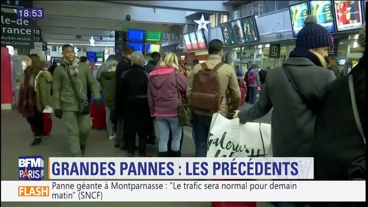 Panne à Montparnasse: le bug informatique "gros danger de ce XXIe siècle" pour les transports