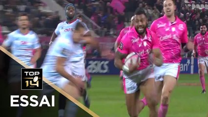 TOP 14 - Essai Waisea NAYACALEVU 1 (SFP) - Paris - Racing 92 - J12 - Saison 2017/2018
