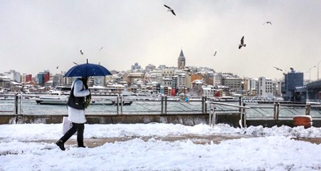 Kara Kış Kapıya Dayandı, Çarşamba Günü İstanbul'da Karla Karışık Yağmur Bekleniyor