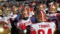 49ers get pumped up before game vs. Bears