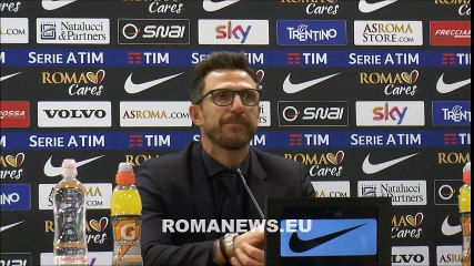 Di Francesco in conferenza stampa dopo Roma-Spal