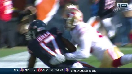 Dontrelle Inman catches his first TD as a Chicago Bear