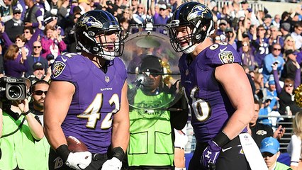 Patrick Ricard makes on-the-run catch for first NFL touchdown