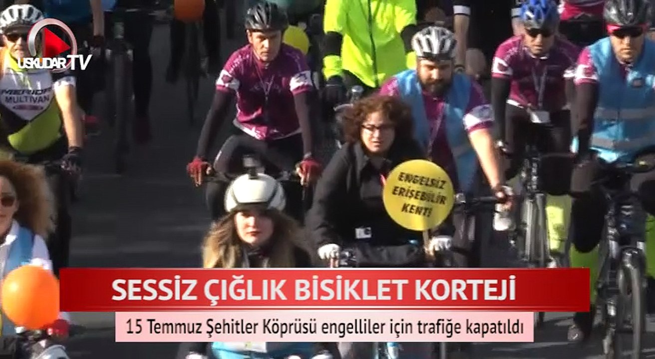 15 Temmuz Şehitler Köprüsü engelliler için trafiğe kapatıldı