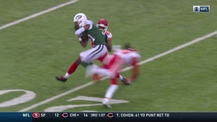 Anderson catches dart from McCown for 13 yards