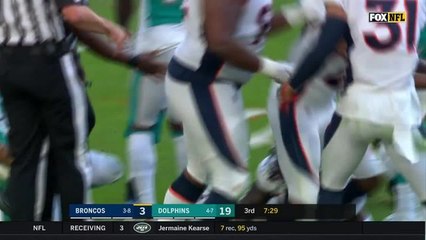Bradley Roby forces Kenny Stills fumble, recovers it himself