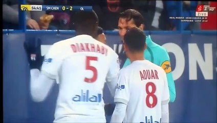 Caen-Lyon : Fernando Marçal a frappé l'arbitre de touche au visage