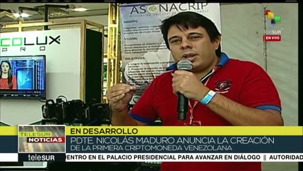 Describe miembro de la ANC venezolana cómo funcionan las criptomonedas
