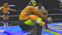 Chris Benoit (Pegasus Kid) & Vampiro Canadiense vs Pierroth Jr. & Emilio Charles Jr. |  CMLL 1994