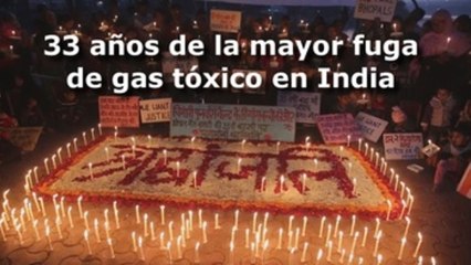 Se cumplen 33 años de la mayor tragedia de gas tóxico en India