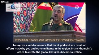 Iran's most senior terrorist announces plans for a global Basij terrorist network
