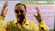 Average 01: Concept, Technique and Solution: Shortcut Tricks: By Amar Sir: Bank/SSC/Railwa