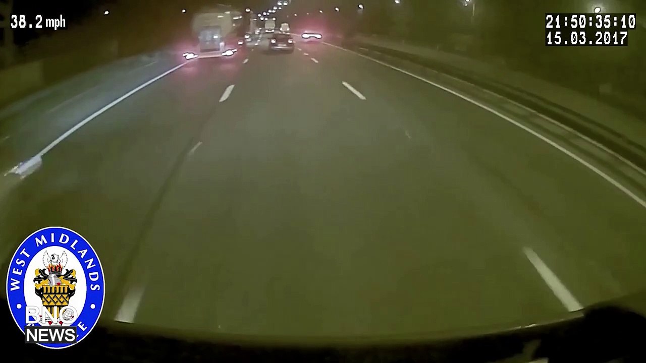 Dashcam Captures Terrifying Footage of M6 Truck Crash