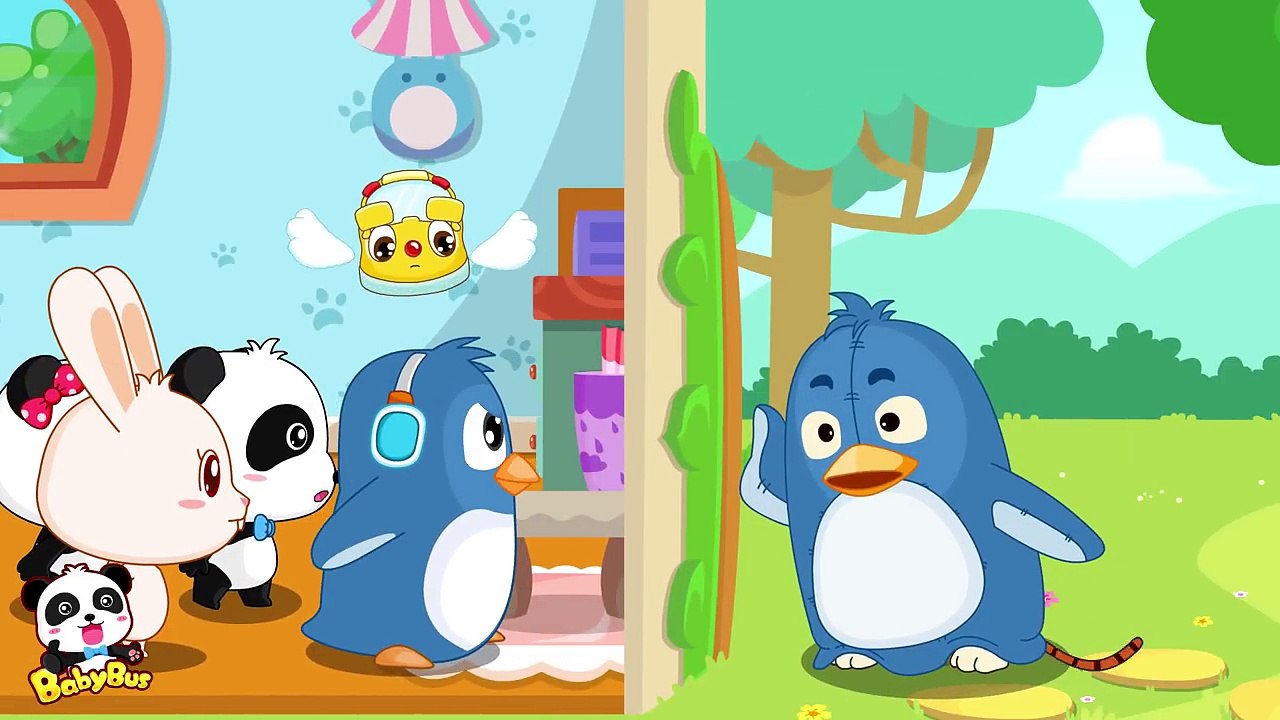 知らない人にドアを開けないでアニメ | 楽しい幼稚園 | みんなでお留守番 | 子供向け安全教育 | 赤ちゃんが喜ぶアニメ | 動画 | BabyBus