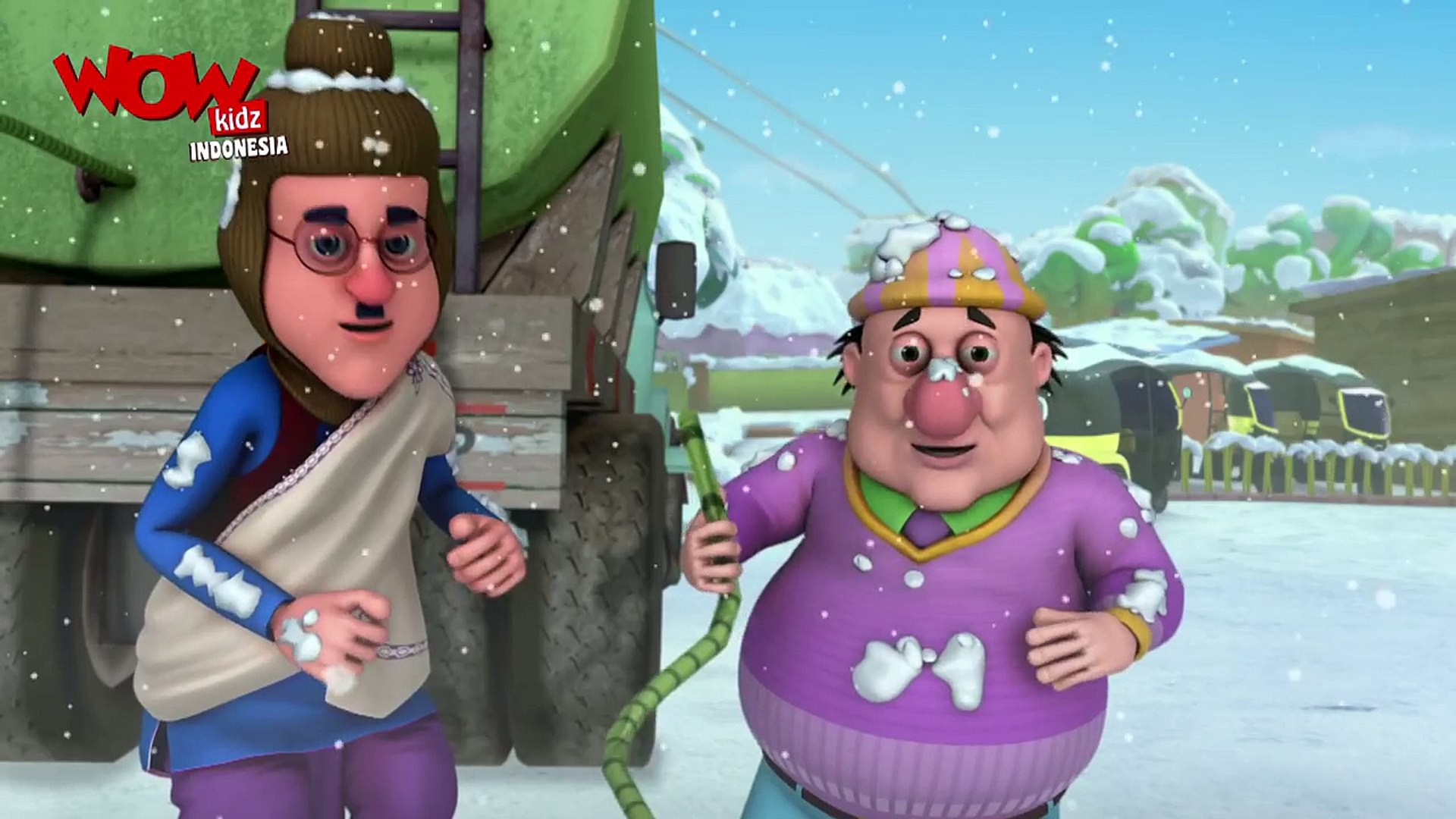 Motu Patlu dan Manusia Salju - Motu Patlu dalam Bahasa - Animasi 3D Kartun-_ktnedlWWMg