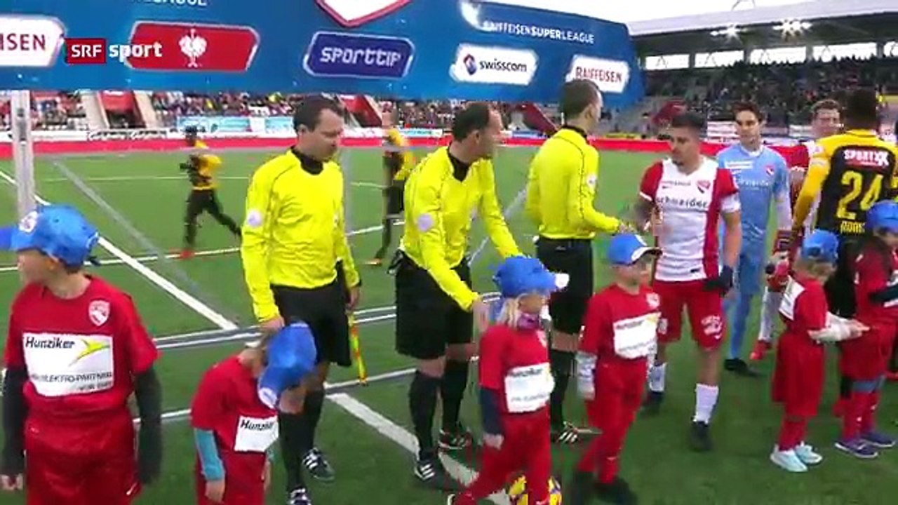 Thun 3:1 Young Boys (Swiss Super League 3 December)