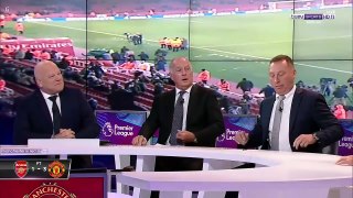 Andy Gray Defends Pogba over Red card against gunners - Man Utd 3-1 Arsenal