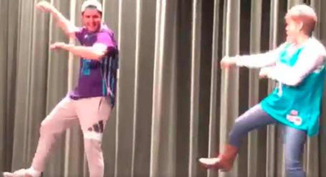 Mother And Son Destroy The High School Talent Show With A Dance Medley