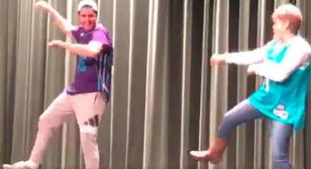 Mother And Son Destroy The High School Talent Show With A Dance Medley