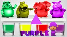Learn Colors Squishy Dinosaurs and Friends For Children Toddlers Finger Family Nursery For Kids
