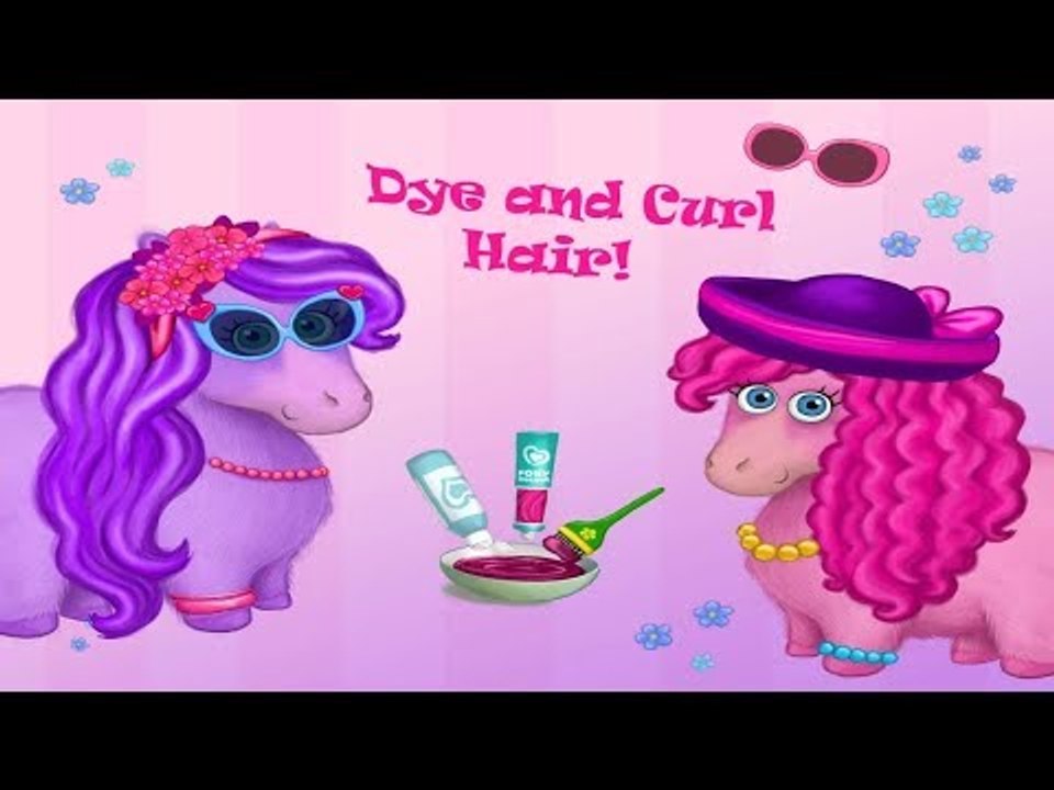Best android games | Pony Sisters in Hair Salon | Fun Kids Games