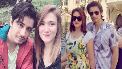 Ali Zafar with his wife Enjoying Vacations