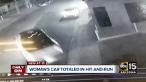 Phoenix woman wants answers after car totaled in hit-and-run