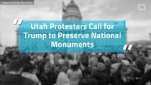 Utah Protesters Call for Trump to Preserve National Monuments