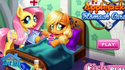 My Little Pony Games  - Applejack Stomach Care  - Dokter Dokteran Bersama Pony-7SdF1XwcbjU