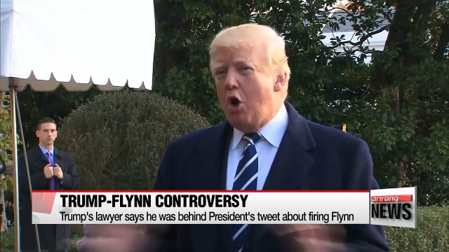 Trump's Flynn tweets point to obstruction of justice