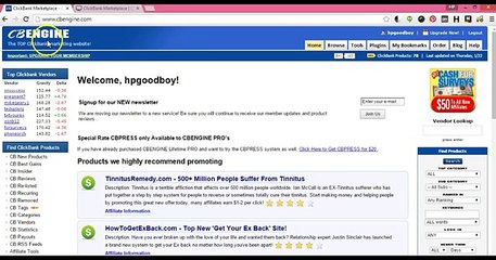 CB Engine :: Find Top Affiliate Products That Convert