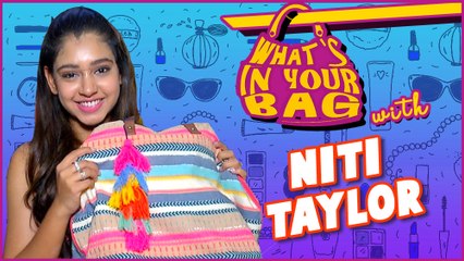 Niti Taylor Handbag SECRET REVEALED | What's In Your Bag | TellyMasala