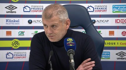 Conférence de presse Patrice Garande après Caen / Lyon