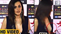 Taapsee Pannu Suffers Wardrobe Malfunction At Star Screen Awards 2017