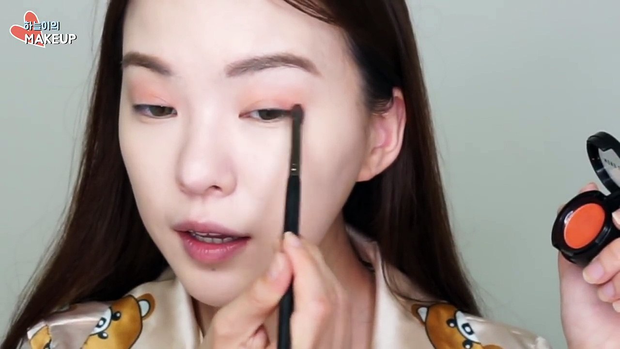 심쿵! 코랄메이크업♥♥ 로드샵위주! ㅣ hamandoo (haneul)