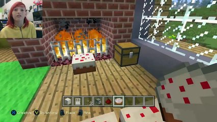 How to Build a Refrigerator in Minecraft with Millie from GameKids - LEAGUE OF LET'S PLAY